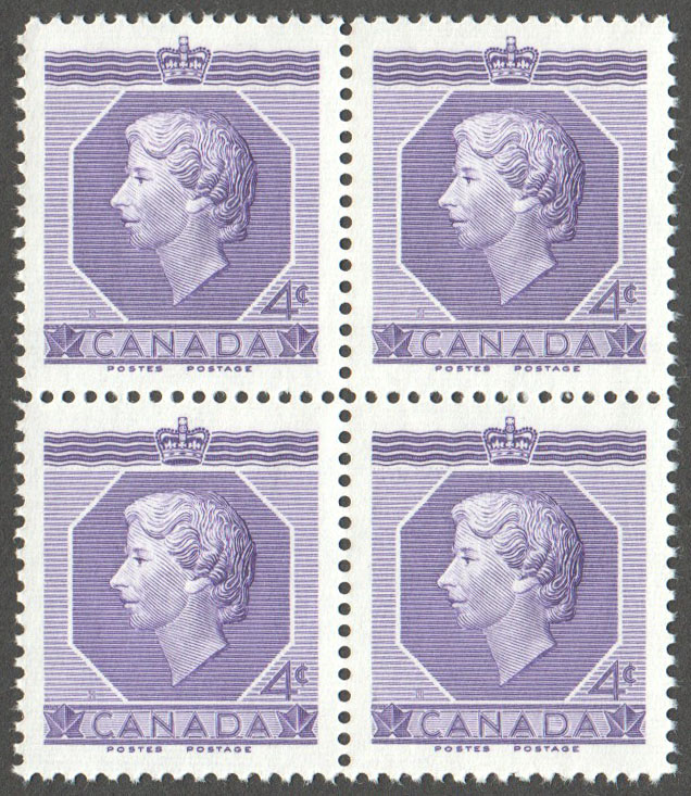 Canada Scott 330 MNH Block - Click Image to Close